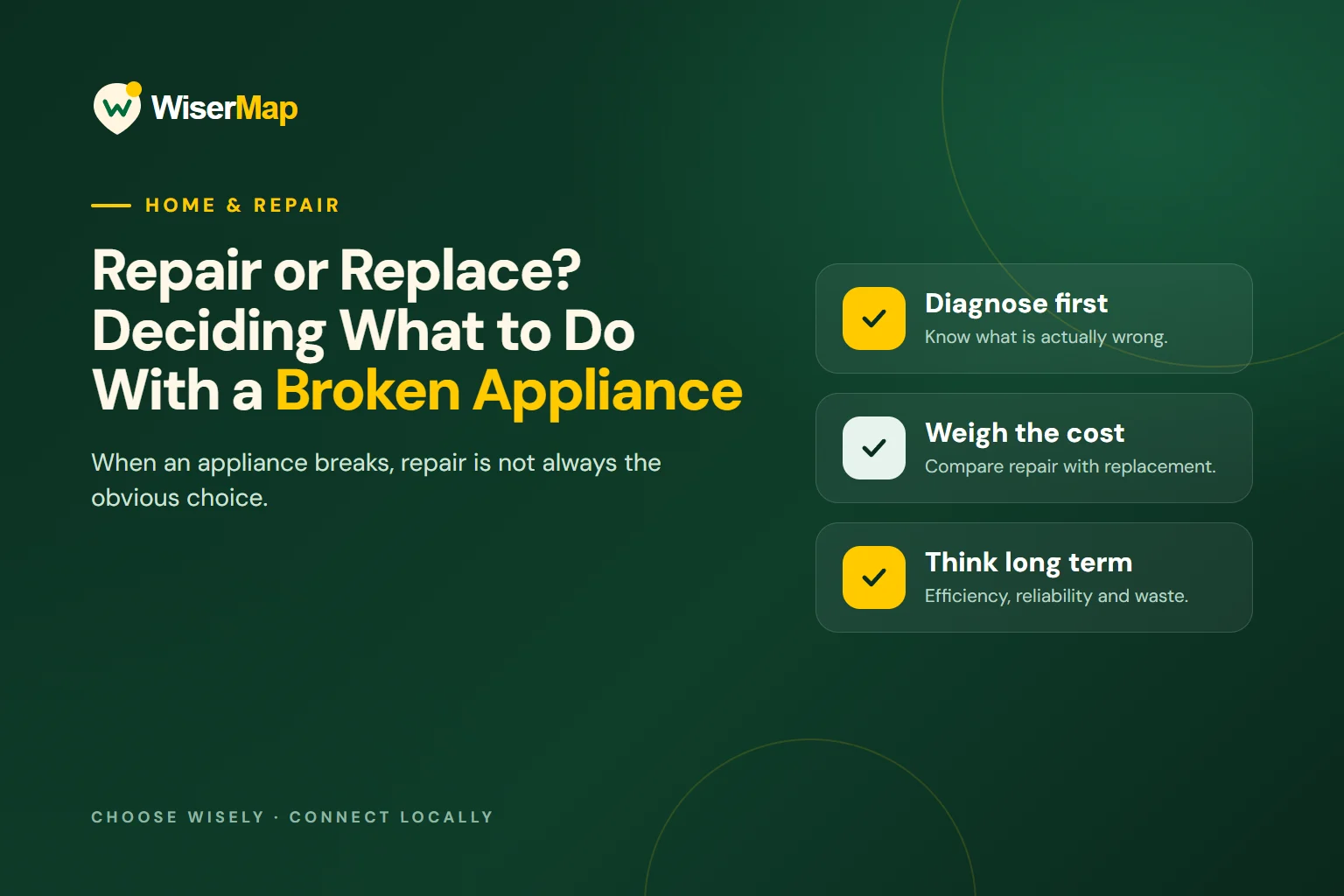 Repair or Replace? Deciding What to Do With a Broken Appliance