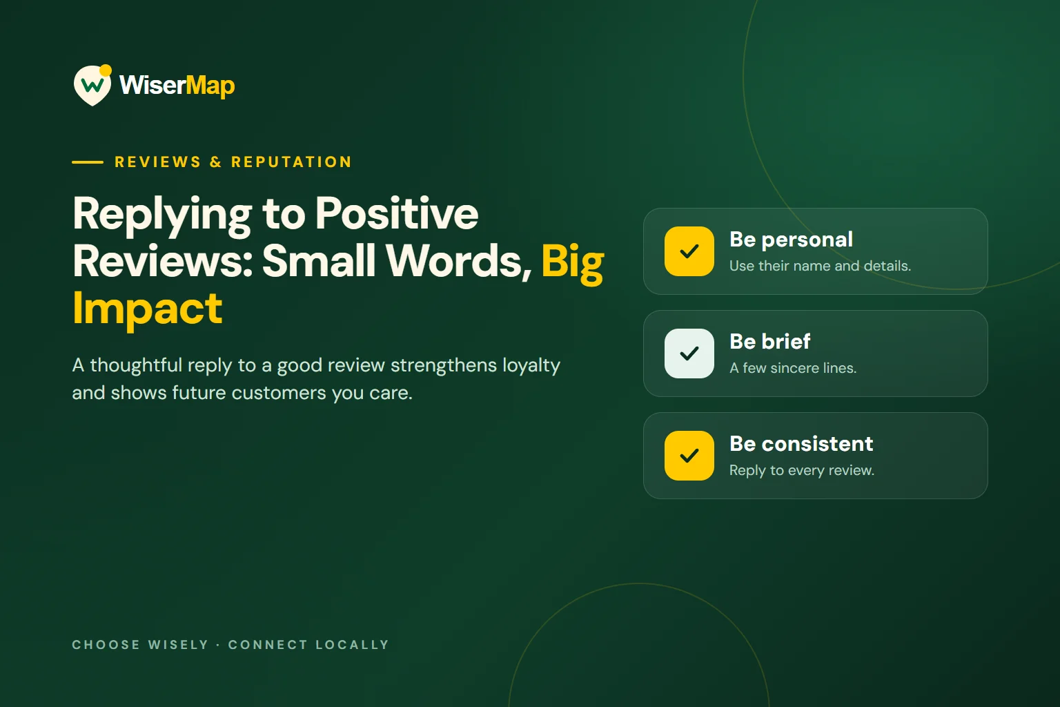 Replying to Positive Reviews: Small Words, Big Impact