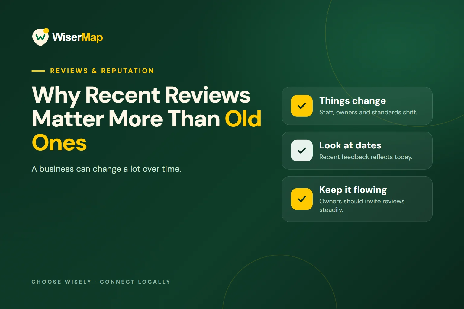 Why Recent Reviews Matter More Than Old Ones