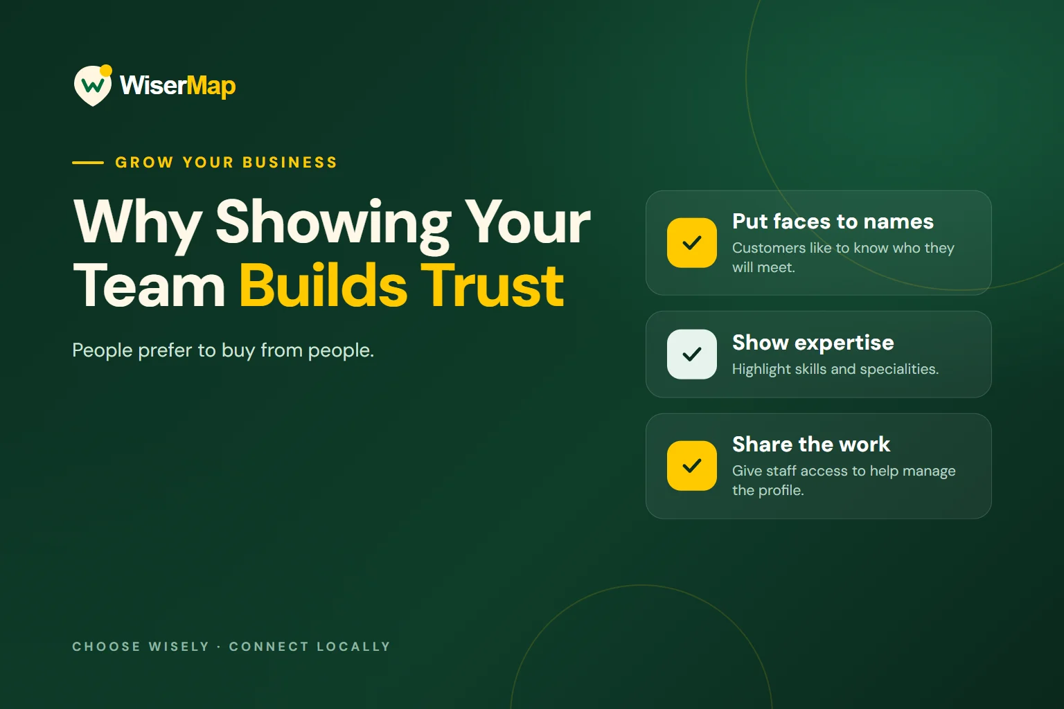 Why Showing Your Team Builds Trust