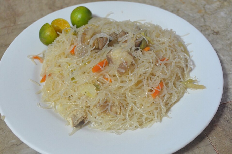 Pancit, a local dish of Manila