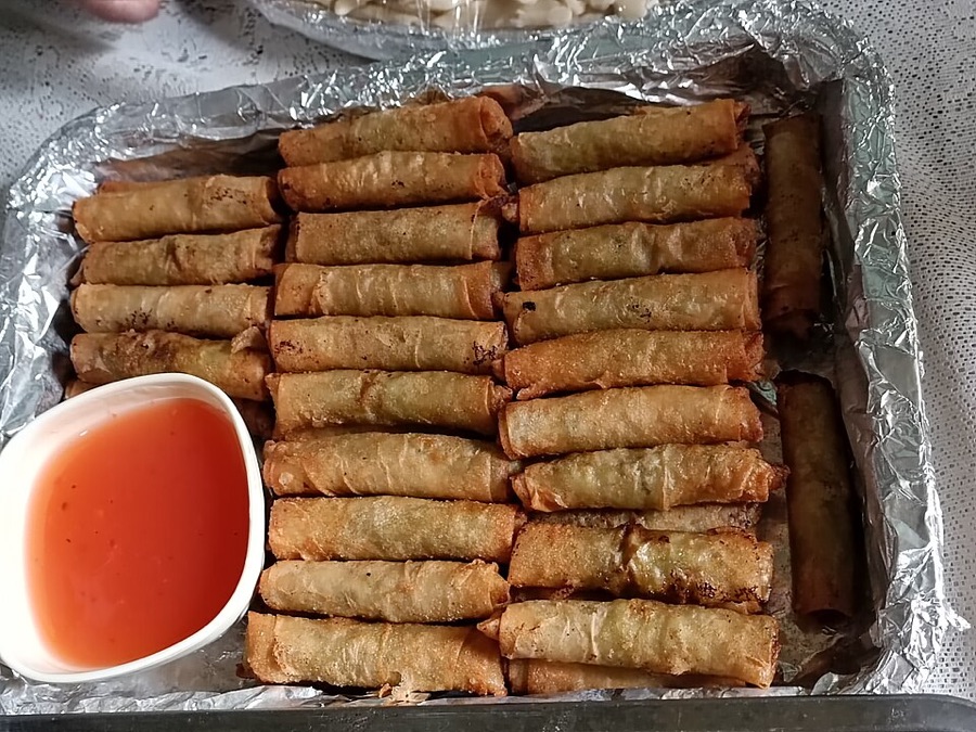 Lumpia, a local dish of Manila