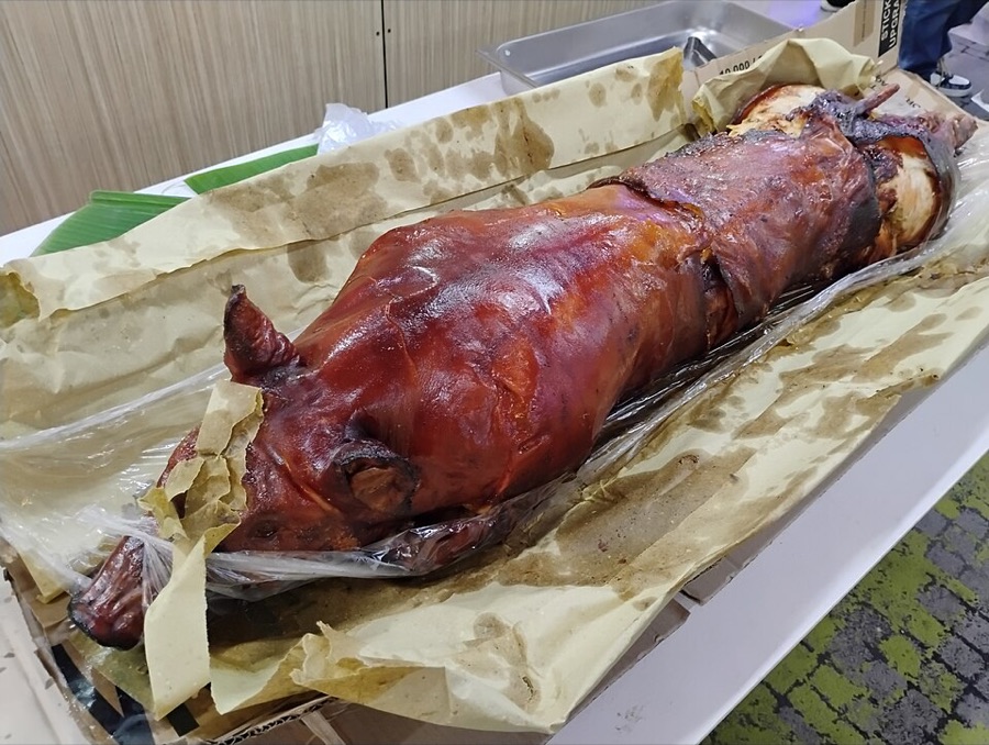 Lechon, a local dish of Manila