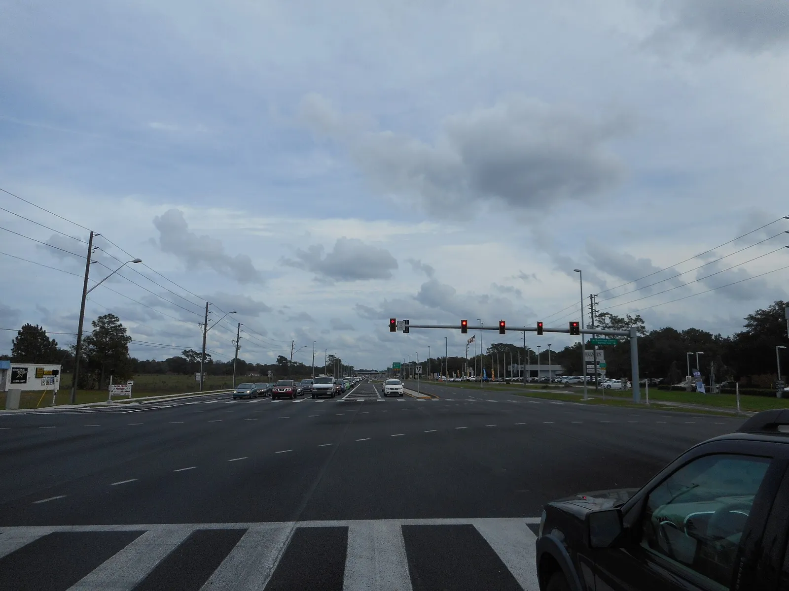 FL SR 50 looking east from HCR 585, Spring Hill, Florida, United States