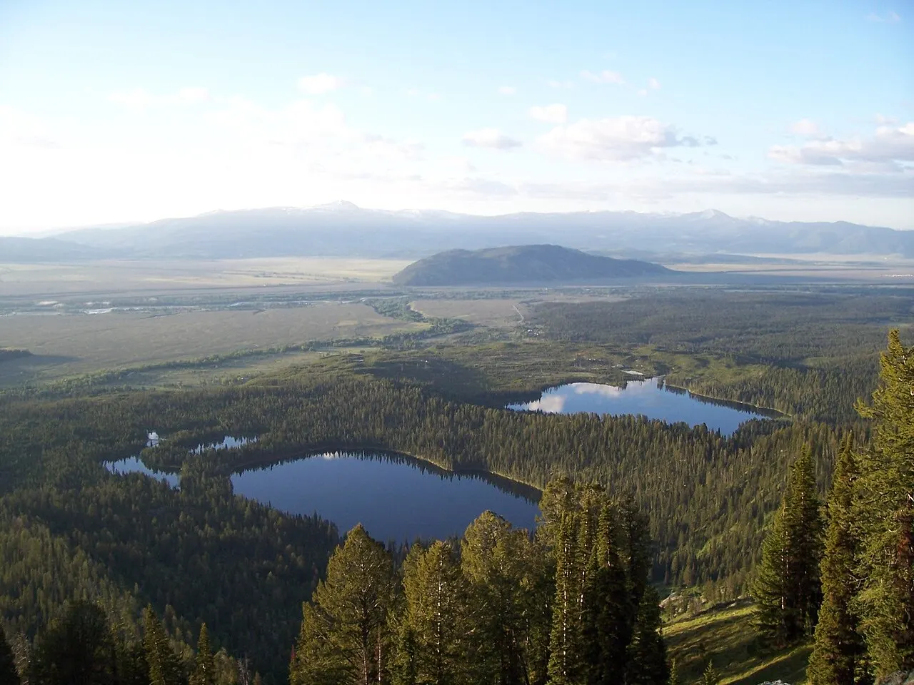 Taggart Lake and Bradley Lake, Grand Teton National Park, Wyoming, United States