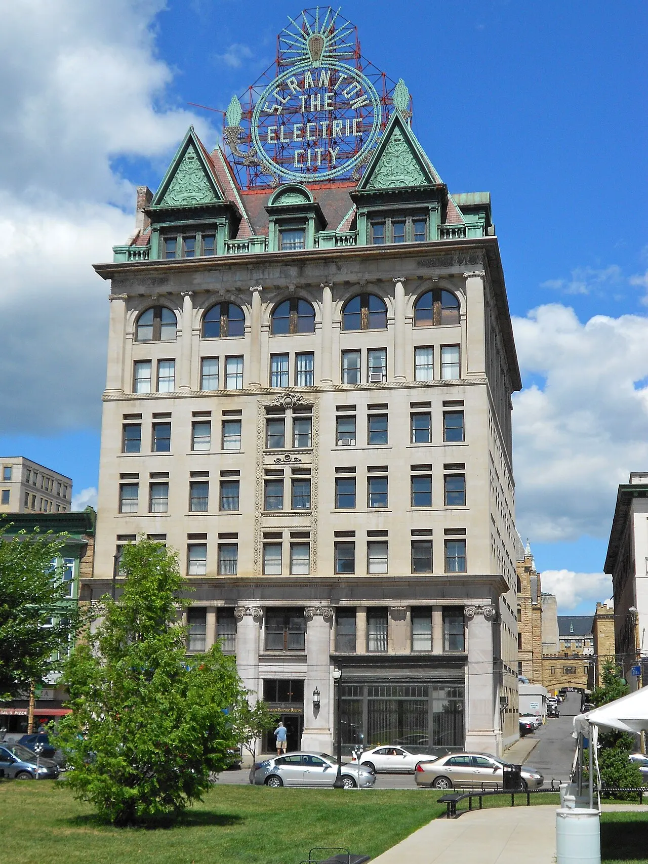 Electric City sign, Scranton, Pennsylvania, United States