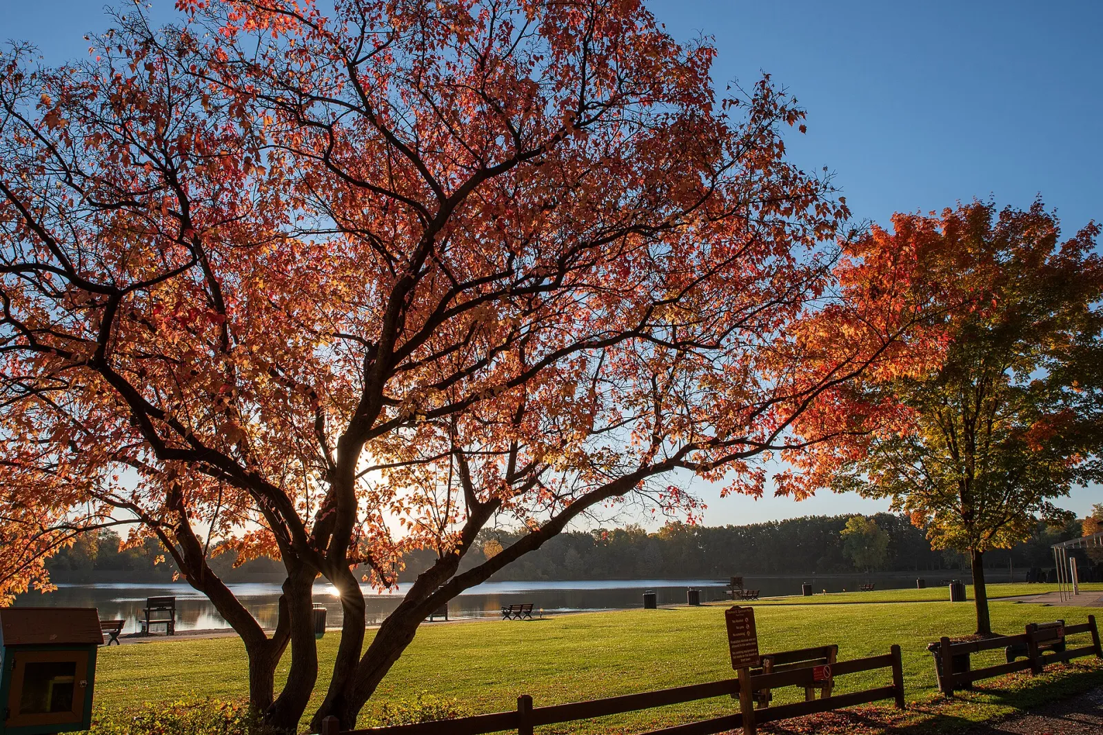 Autumn at Spencer Park, Rochester Hills, Michigan, United States