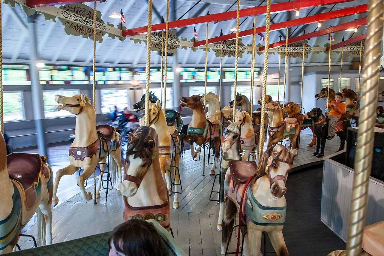 Looff Carousel at Slater Park, Pawtucket, Rhode Island, United States
