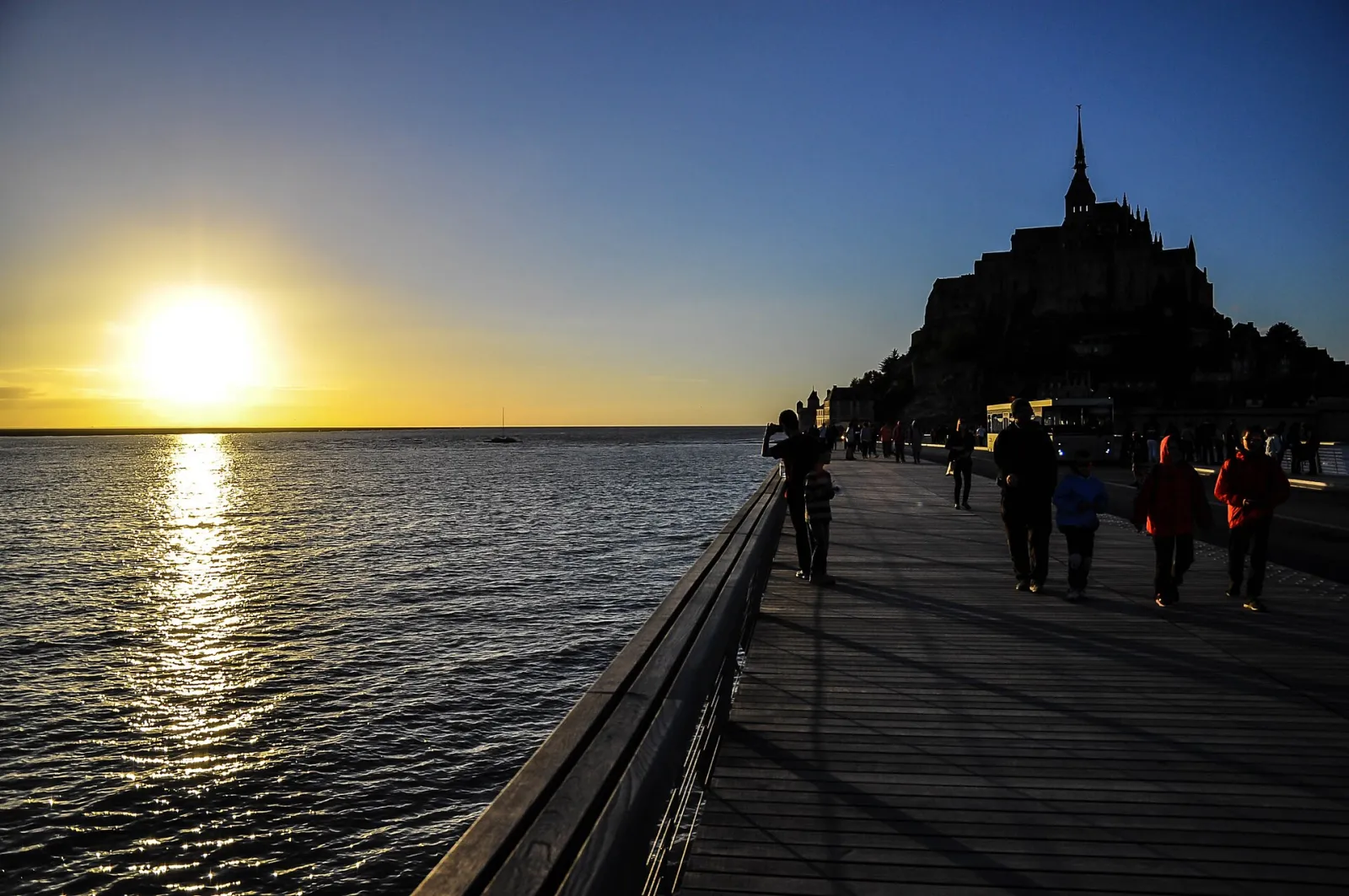 Cancale oyster market, Mont-Saint-Michel, France