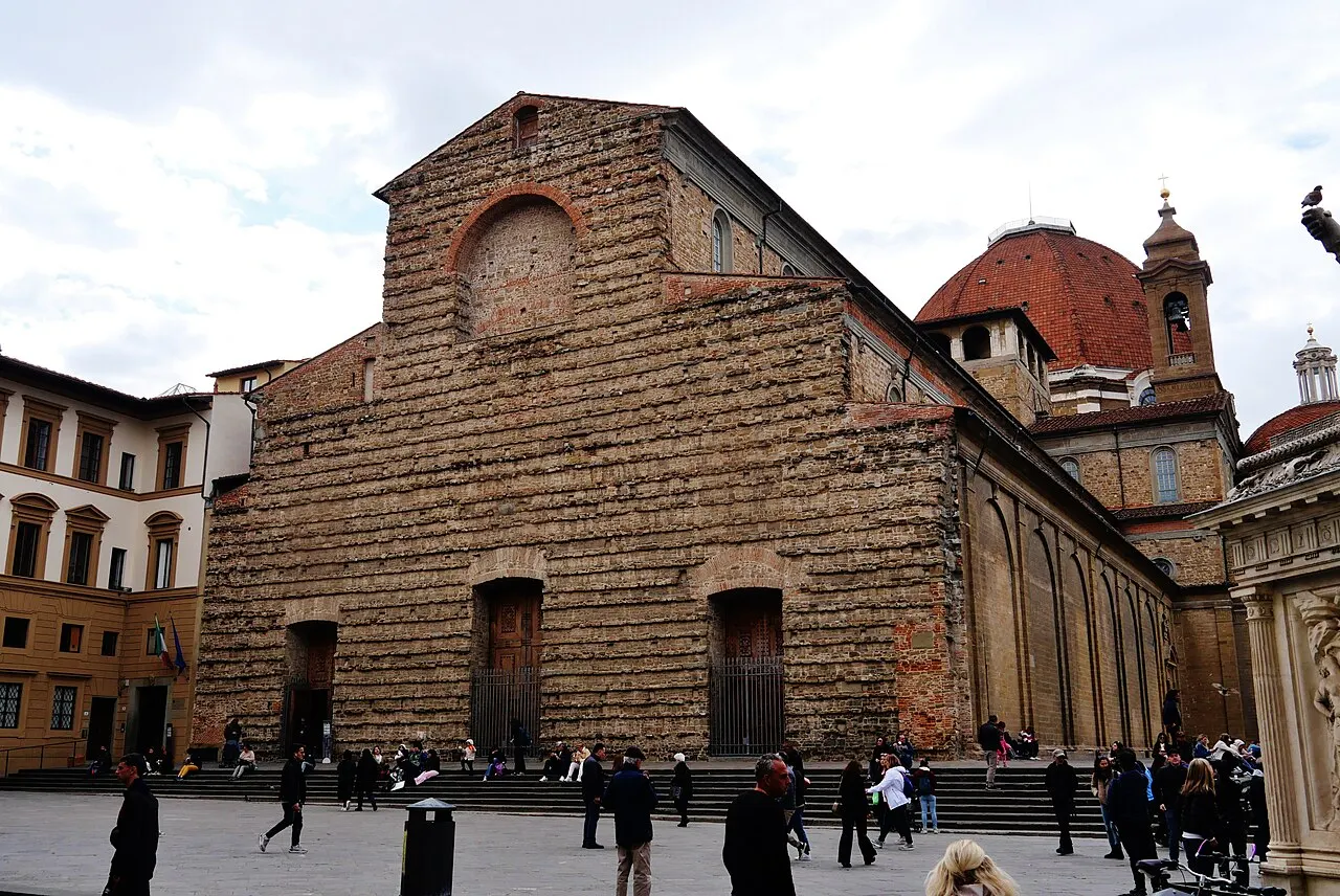 San Lorenzo, the Medici Chapels and the Mercato Centrale, Florence, Italy