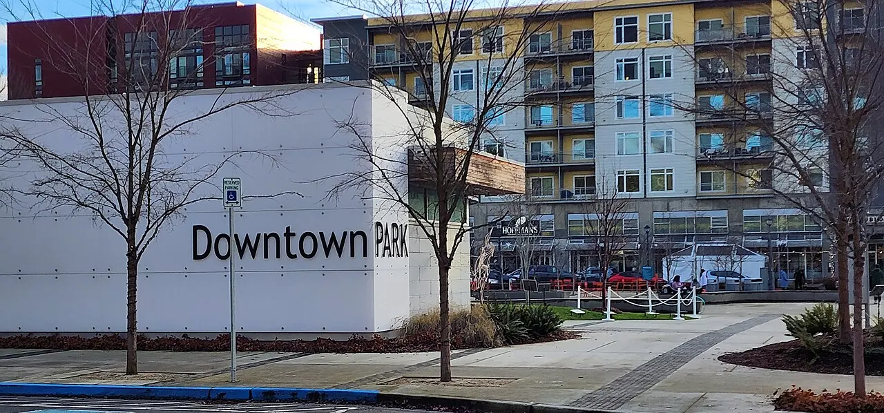 Redmond Downtown Park, Redmond, Washington, United States