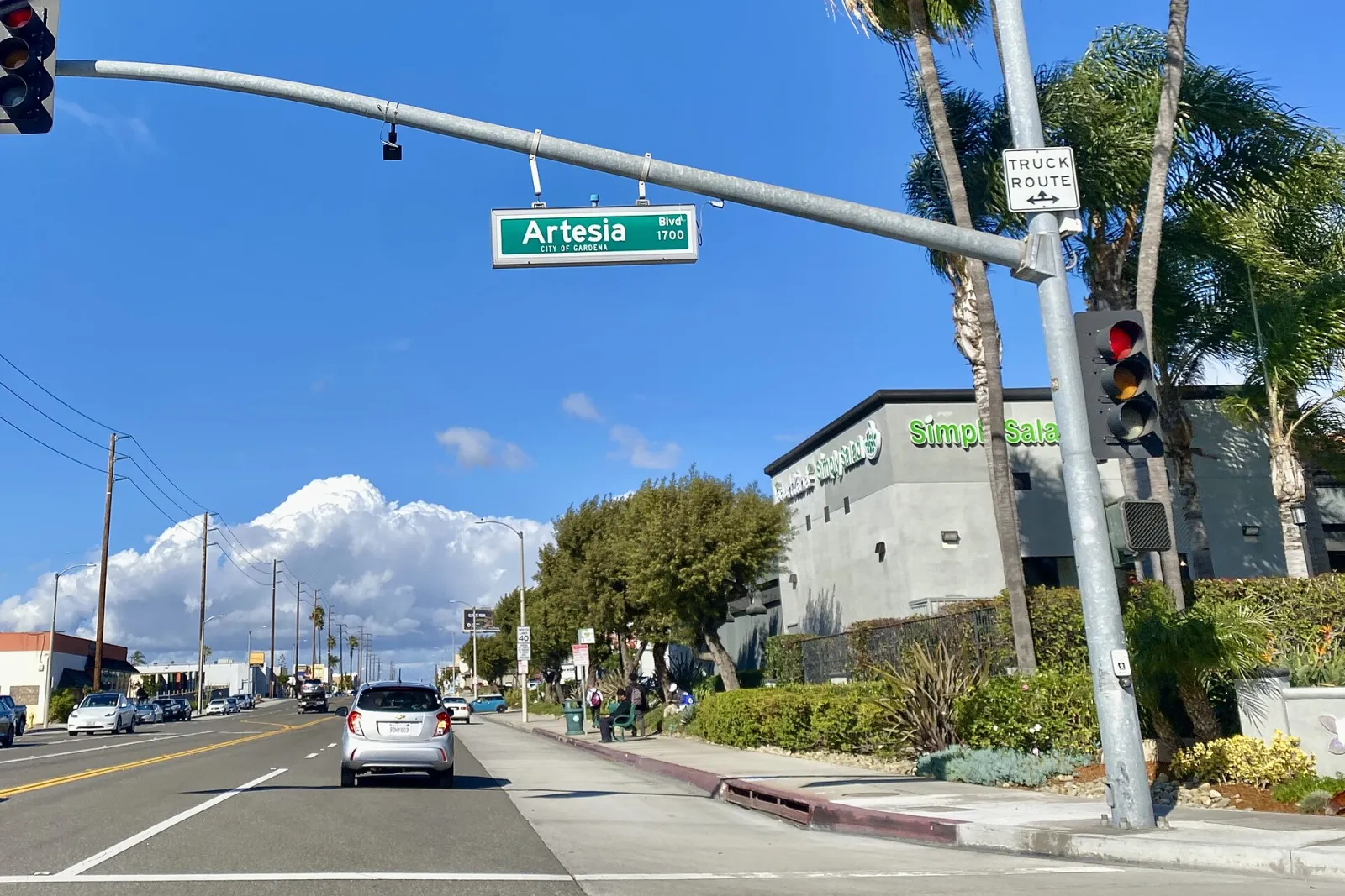 Artesia Boulevard in Gardena, Gardena, California, United States