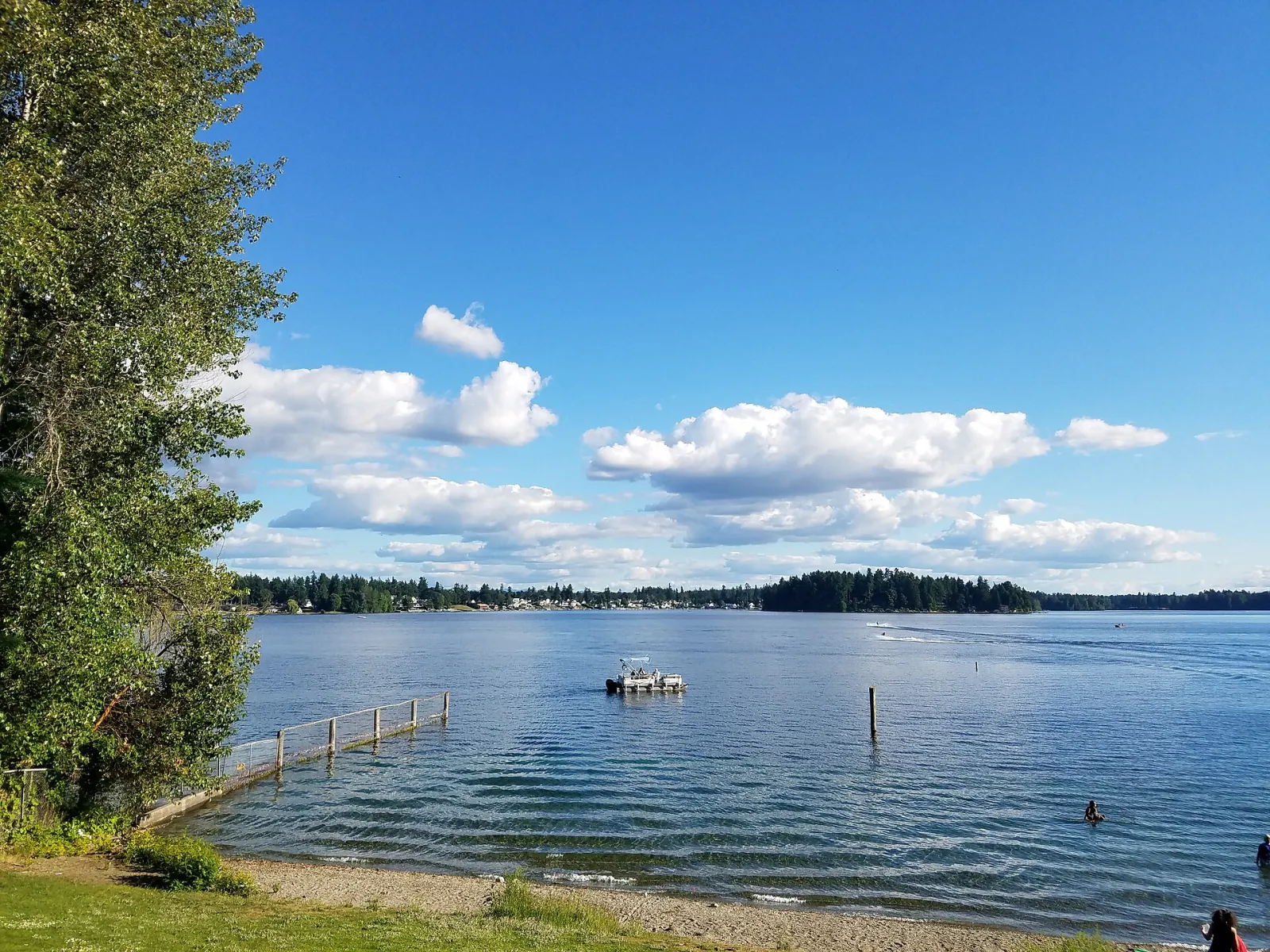 American Lake in WA, USA, Lakewood, Washington, United States