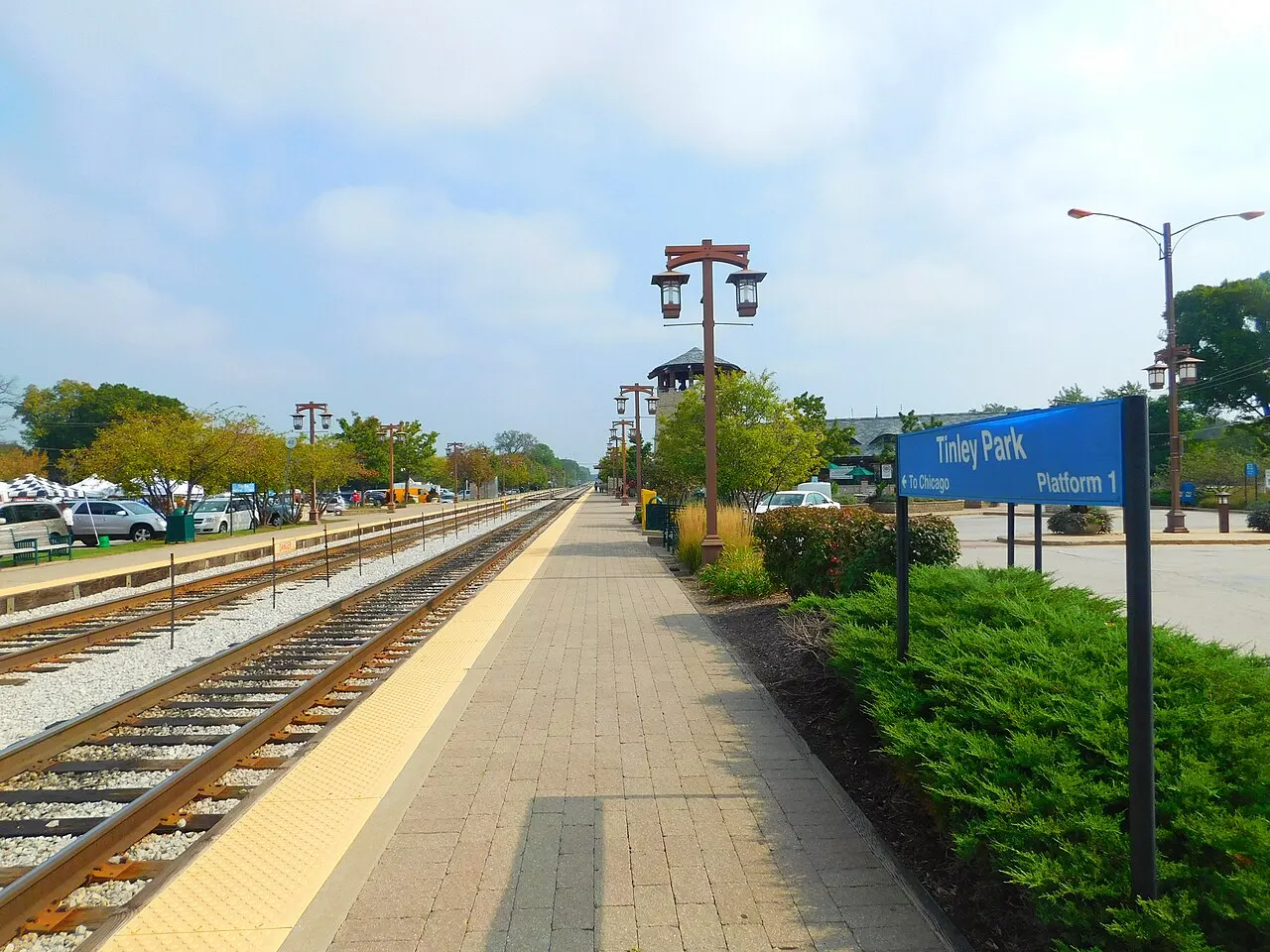 Tinley Park Oak Park Avenue Station, Tinley Park, Illinois, United States