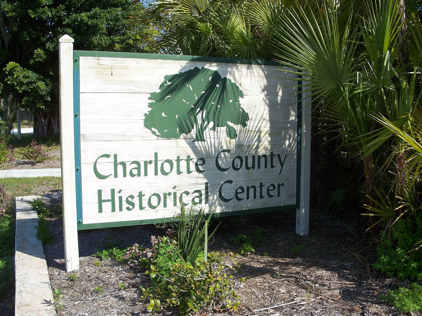 Port Charlotte FL Historical Center sign01, Port Charlotte, Florida, United States