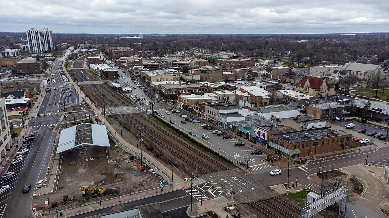 Downtown Wheaton, Wheaton, Illinois, United States