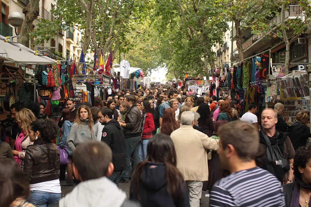 El Rastro Flea Market, Madrid, Spain