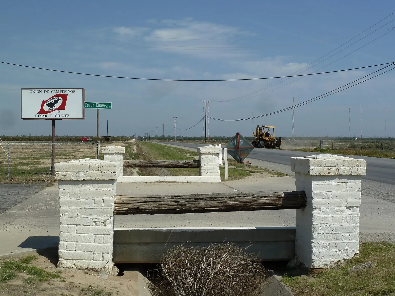 Delano, CA, View E, Entrance to "The Forty Acres," Cesar Chavez National Historic Landmark 2012 panoramio, Delano, California, United States