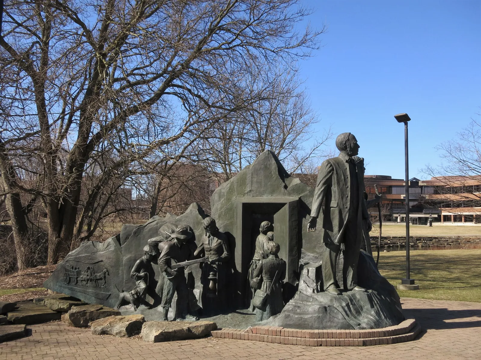 Underground Railroad Sculpture, Battle Creek, Michigan, United States