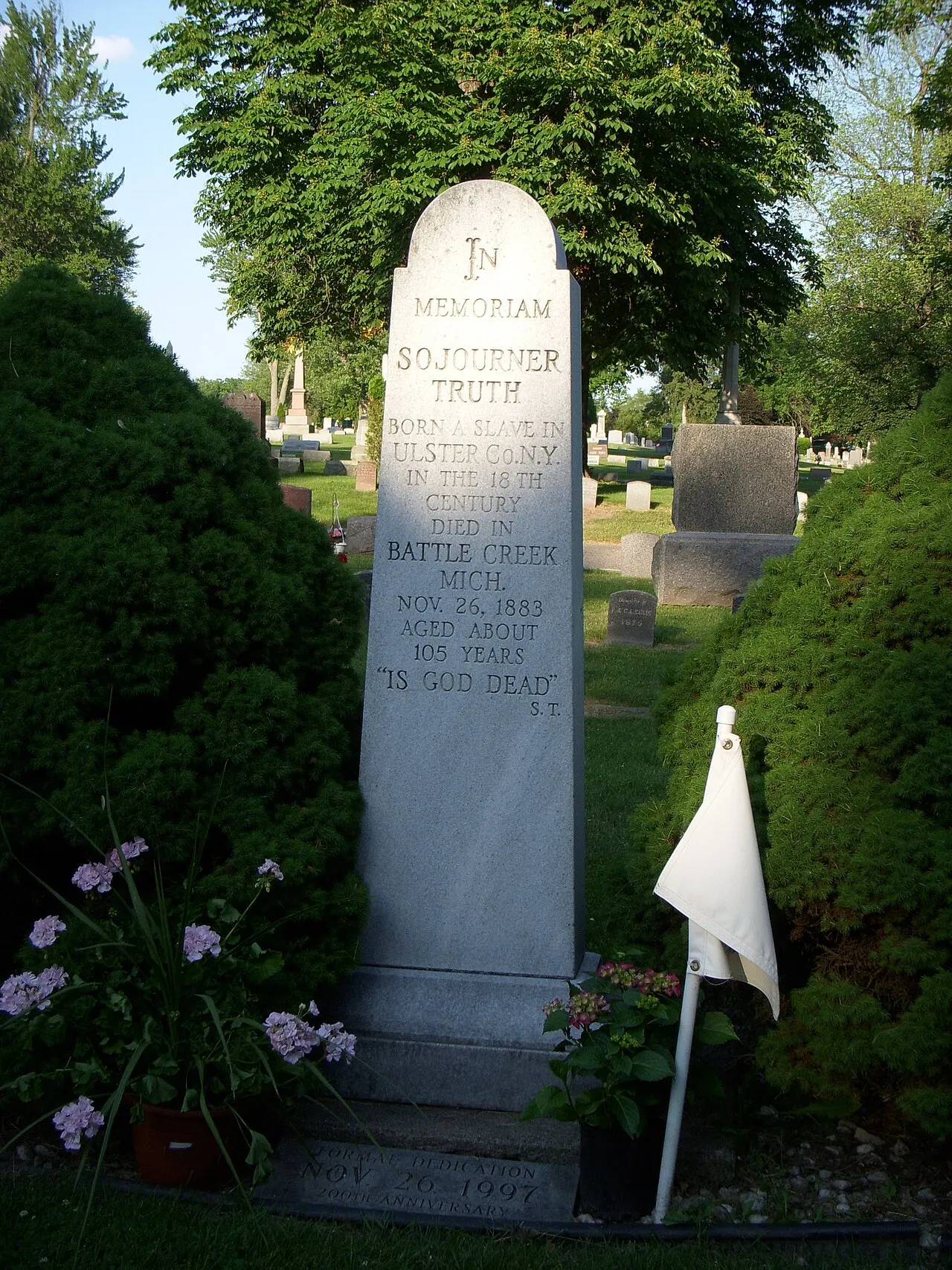 Sojourner Truth Grave, Battle Creek, Michigan, United States