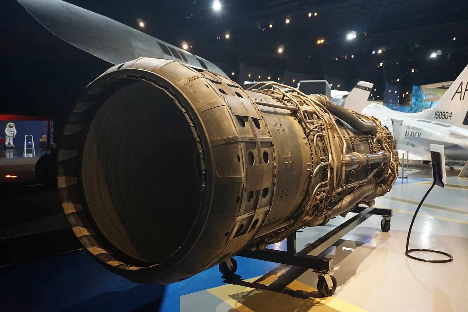 Air Zoo December 2019 004 (Pratt & Whitney J58), Portage, Michigan, United States