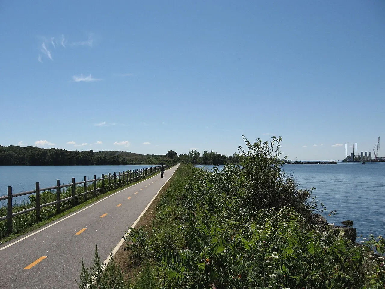 East Bay Bike Path, East Providence, Rhode Island, United States