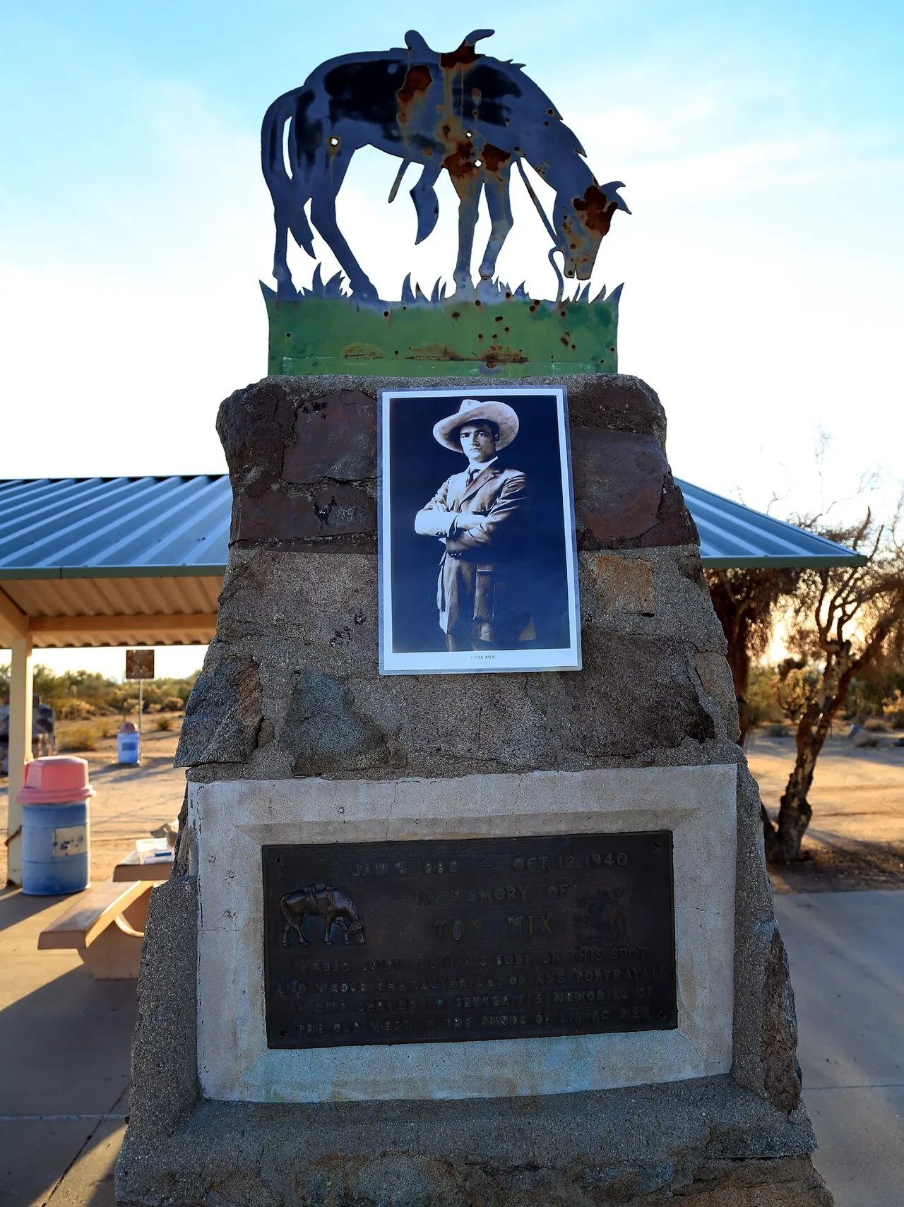 Tom Mix Monument, Florence, Arizona, United States