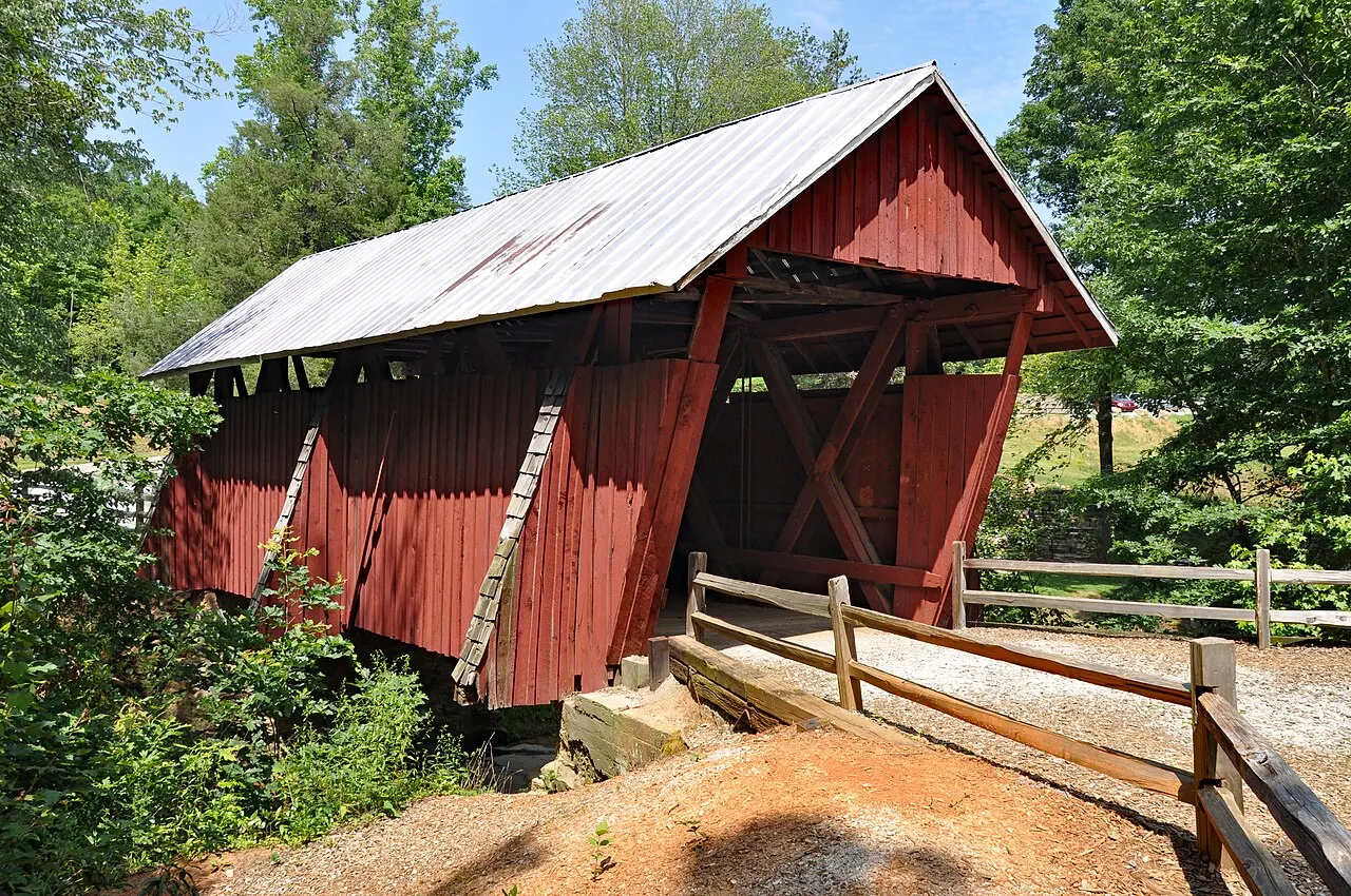 Campbell's Covered Bridge, Greer, South Carolina, United States