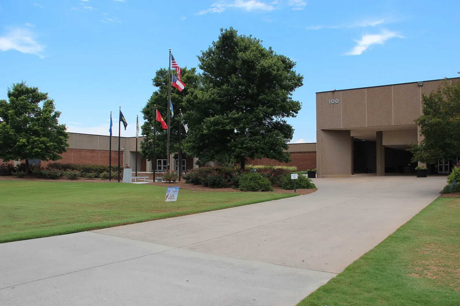 Gwinnett Technical College campus, July 2016, Lawrenceville, Georgia, United States