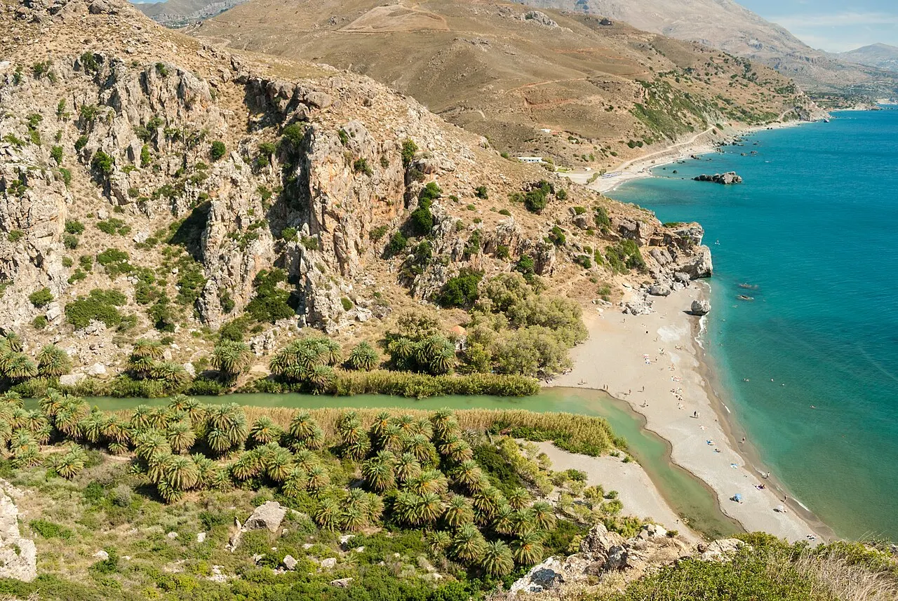 Preveli Beach, Crete, Greece