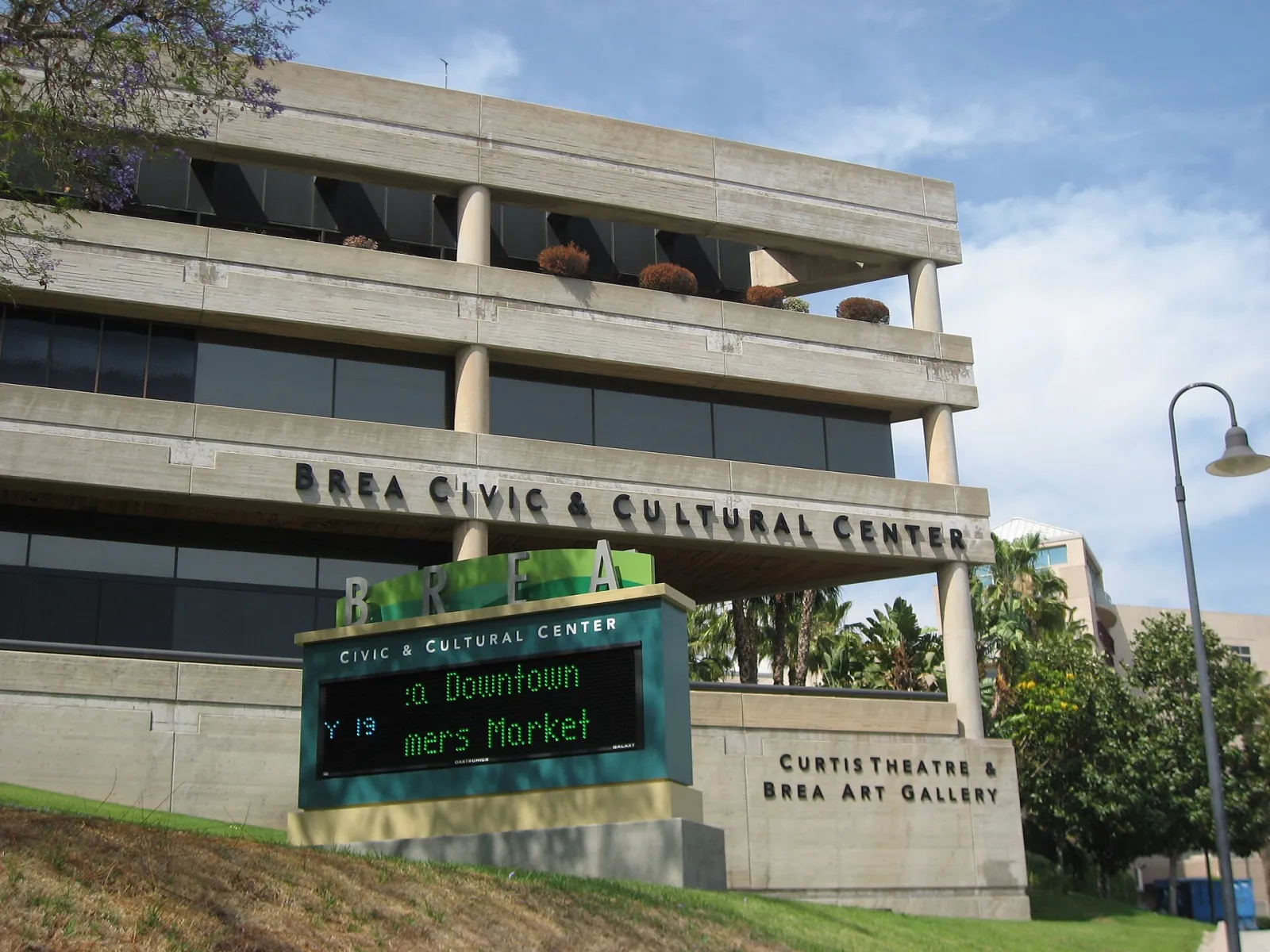 Brea cityhall external, Brea, California, United States