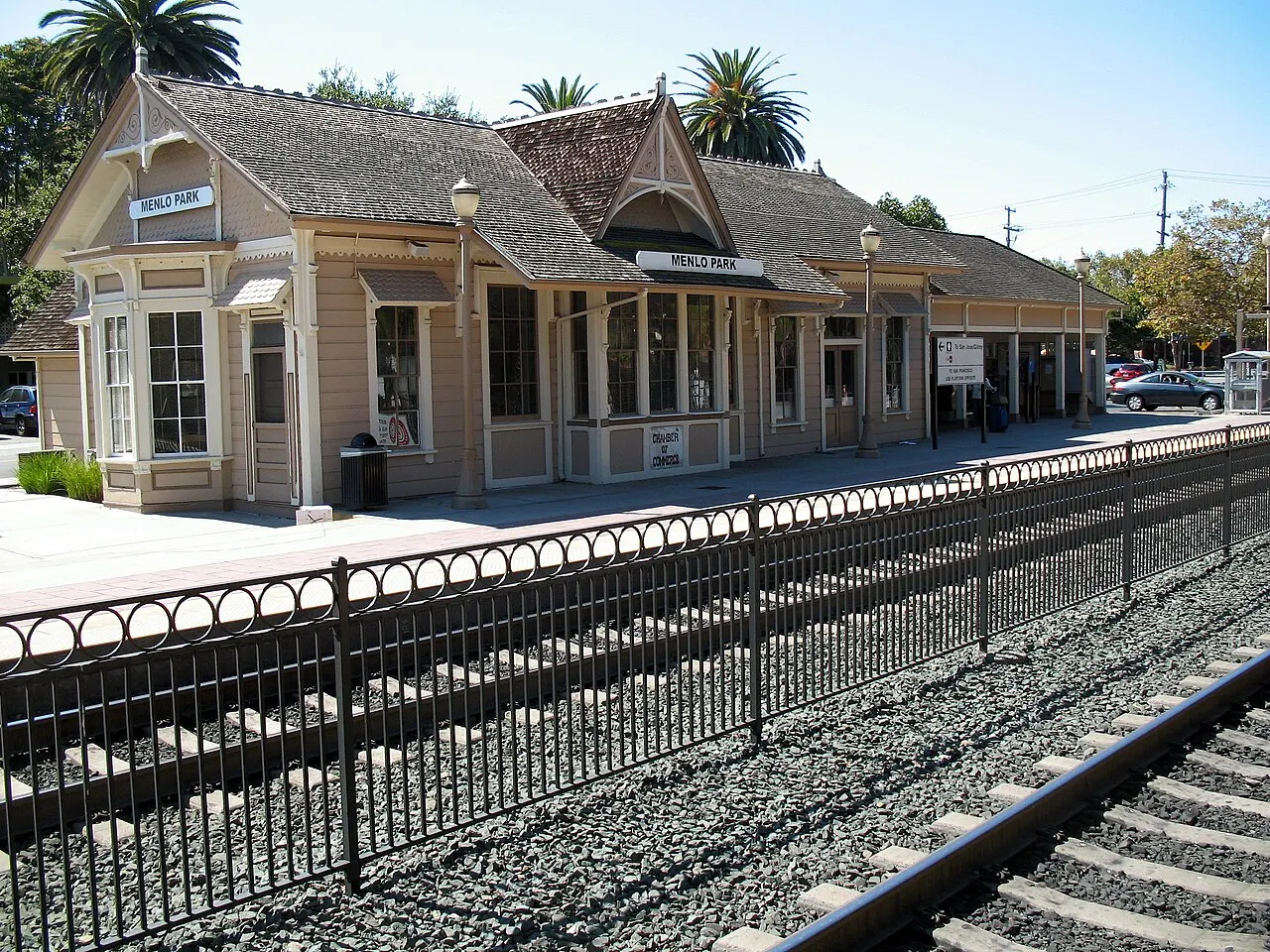 Menlo Park Caltrain Station, Menlo Park, California, United States