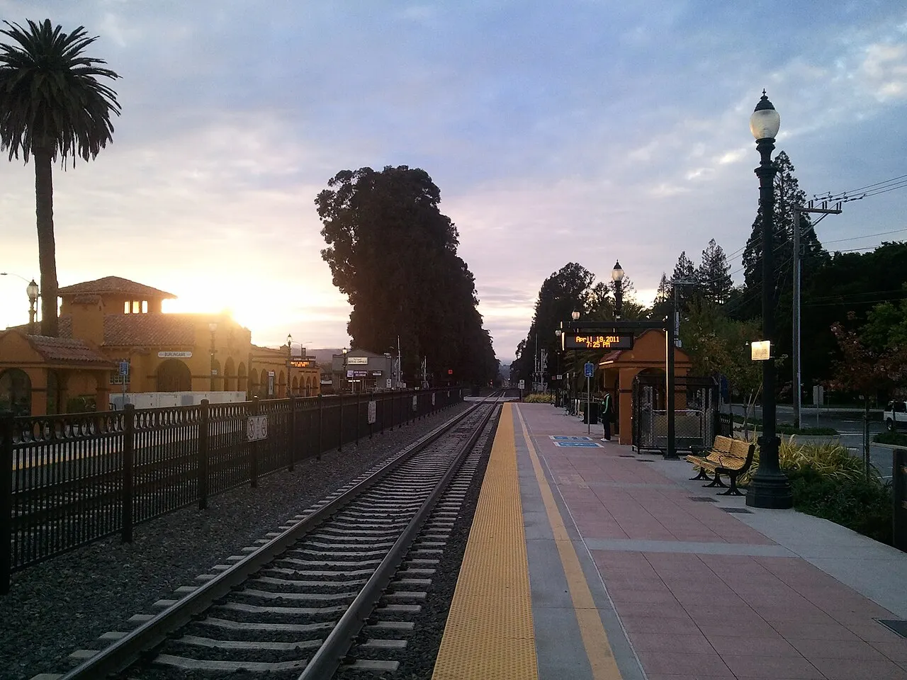Burlingame Train Station, Burlingame, California, United States