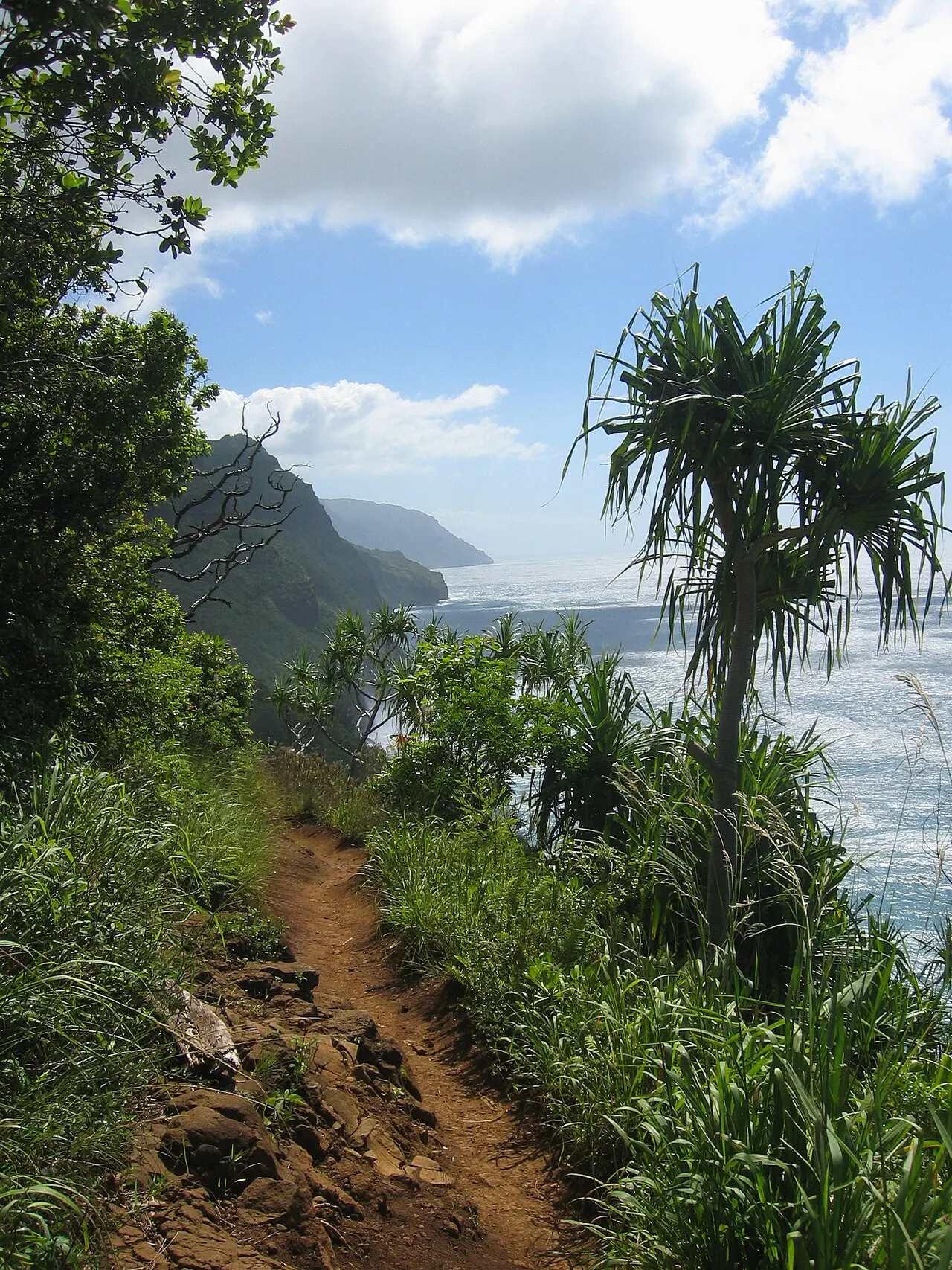 Kalalau Trail and the Na Pali Coast, Kauai, Hawaii, United States