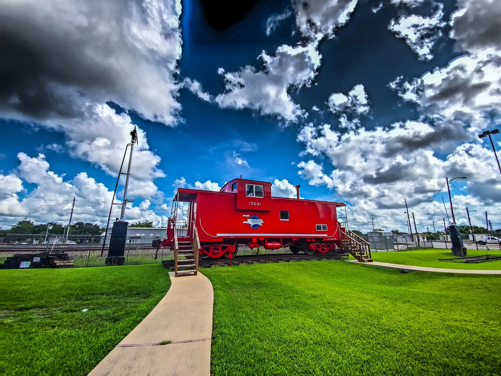 RR Museum Caboose, Rosenberg, Texas, United States