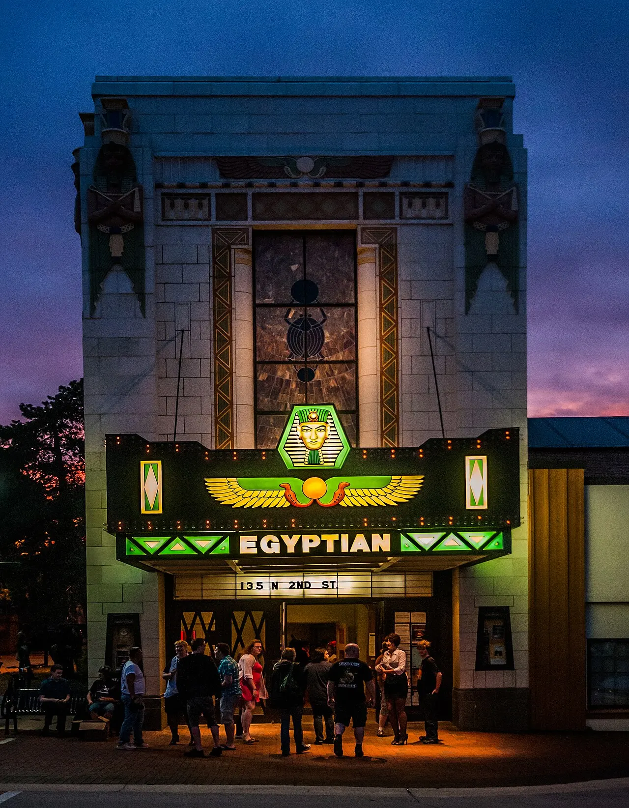 Egyptian Theatre DeKalb, DeKalb, Illinois, United States