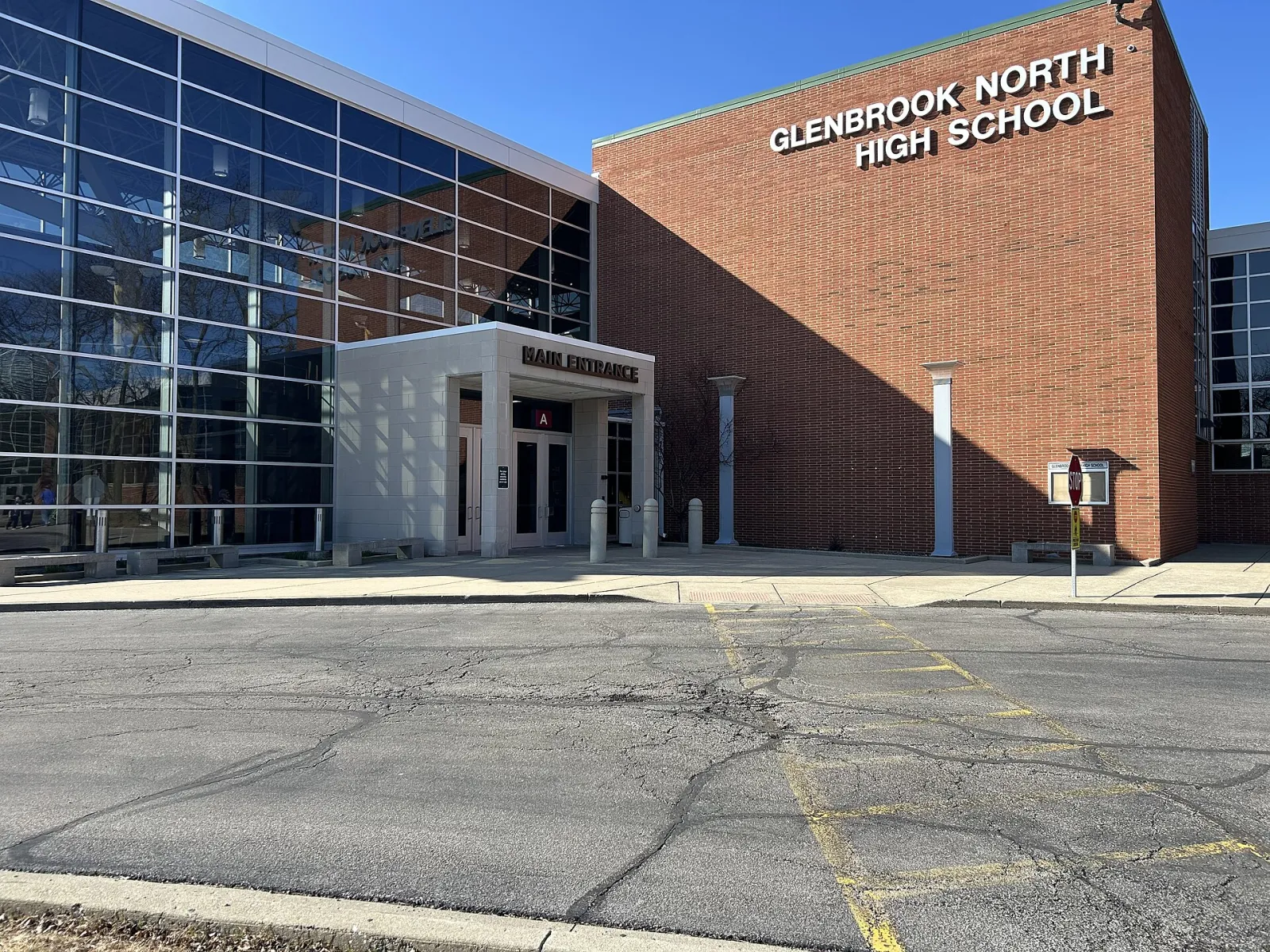 Glenbrook North Main Entrance, Northbrook, Illinois, United States