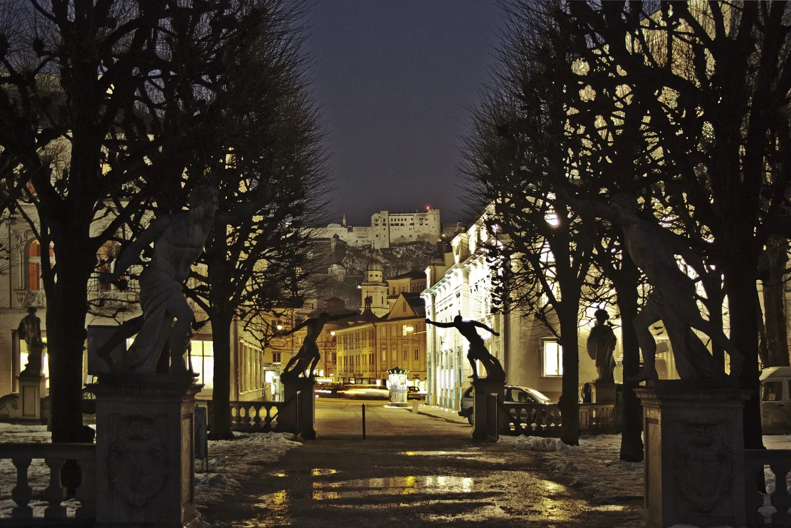 Residenzplatz and the DomQuartier, Salzburg, Austria
