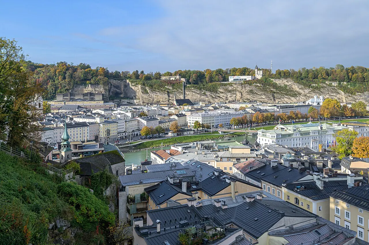 Kapuzinerberg and Mönchsberg, Salzburg, Austria