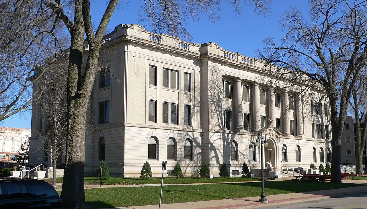 Tazewell County Courthouse, Pekin, Illinois, United States