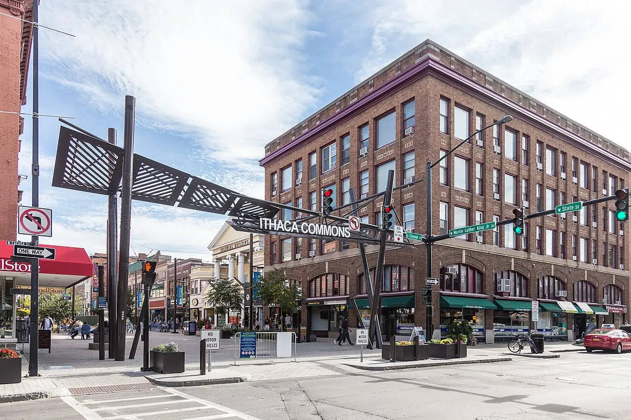 Ithaca Commons, Ithaca, New York, United States