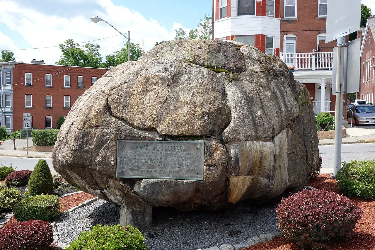 Rollstone Boulder, Fitchburg, Massachusetts, United States