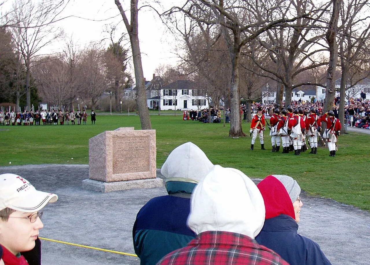 Lexington Patriots' Day Reenactment, Lexington, Massachusetts, United States