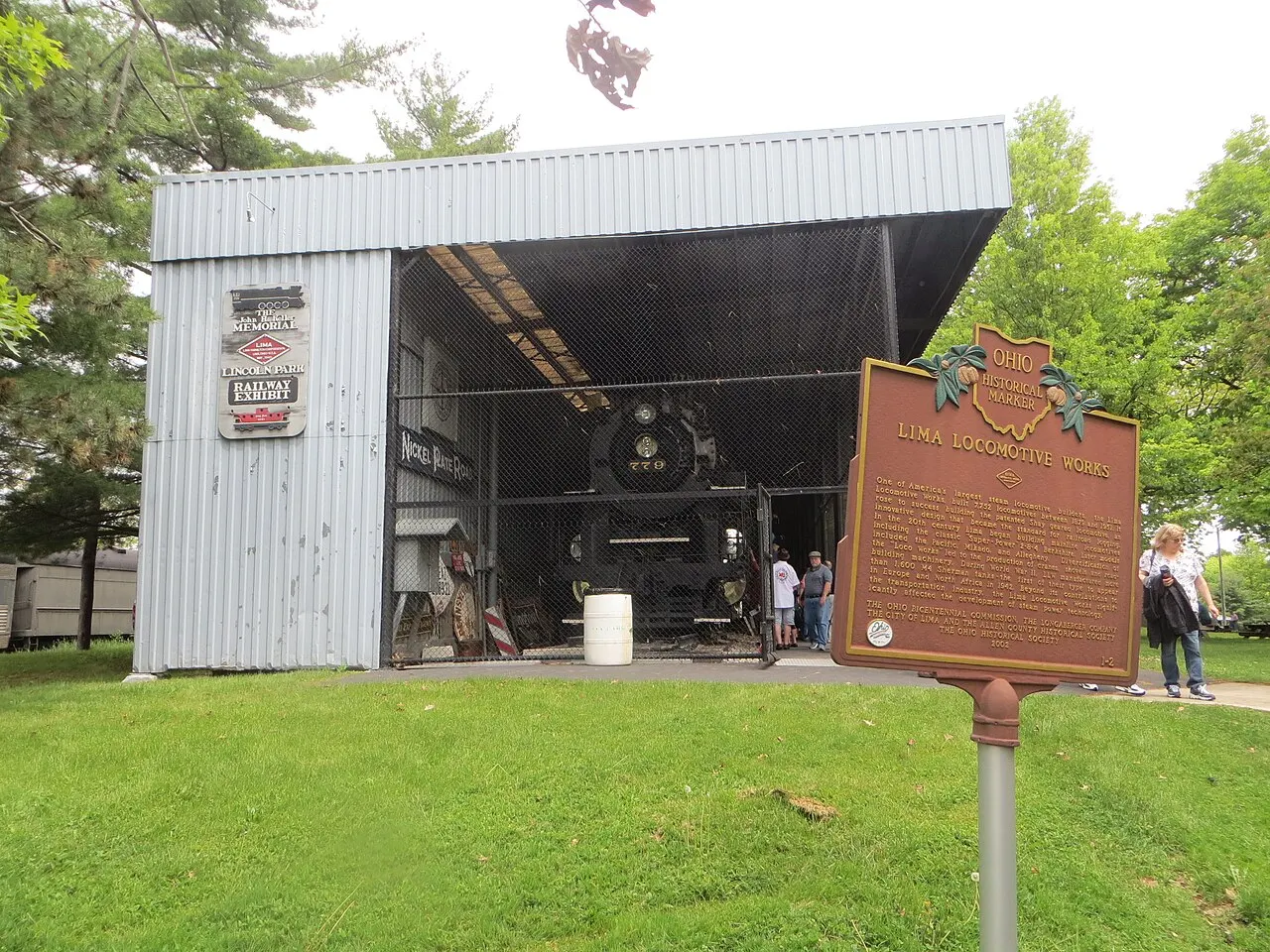 Lincoln Park Railway Exhibit, Lima, Ohio, United States