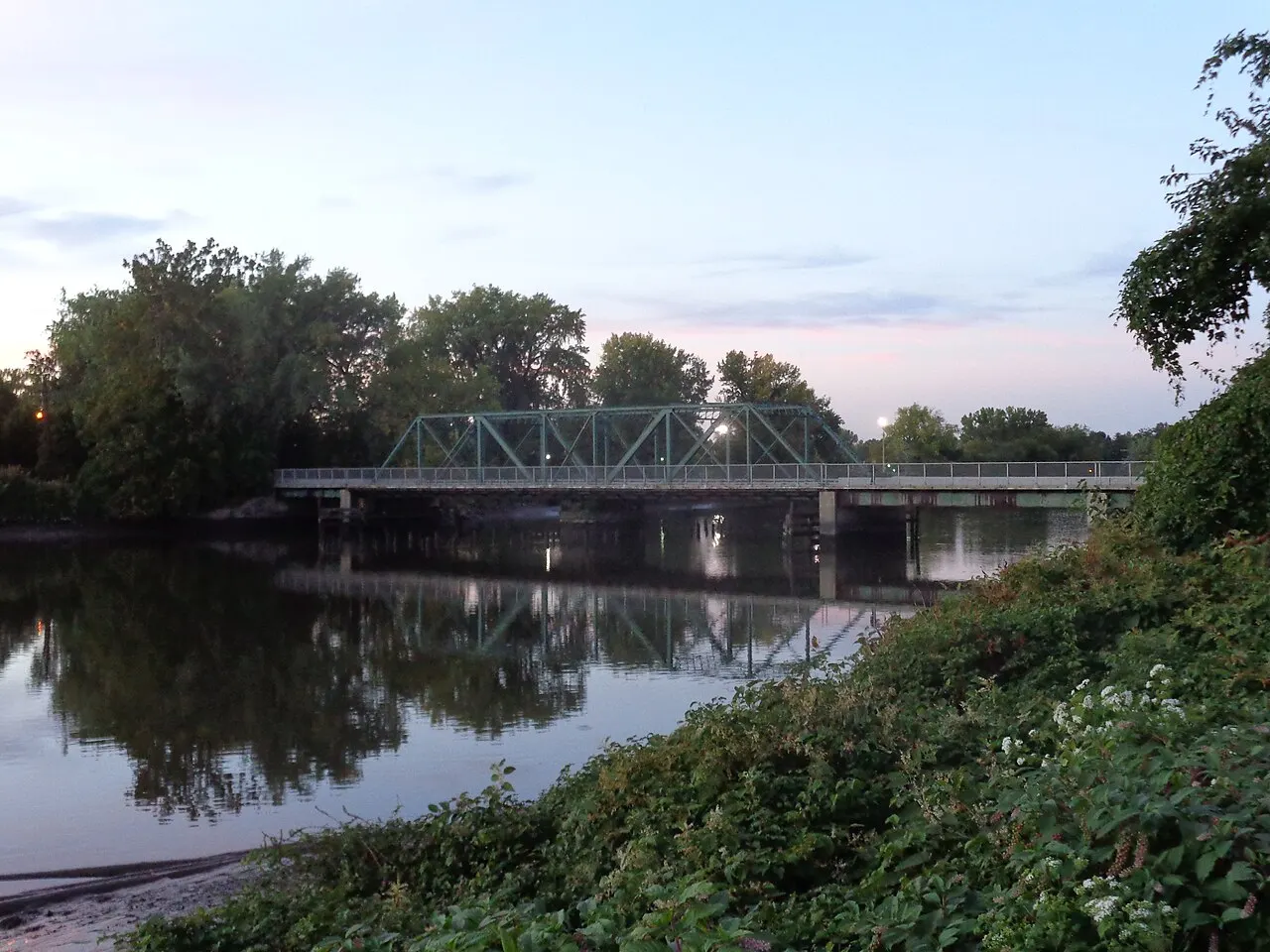 Hackensack River at Midtown Bridge, Hackensack, New Jersey, United States