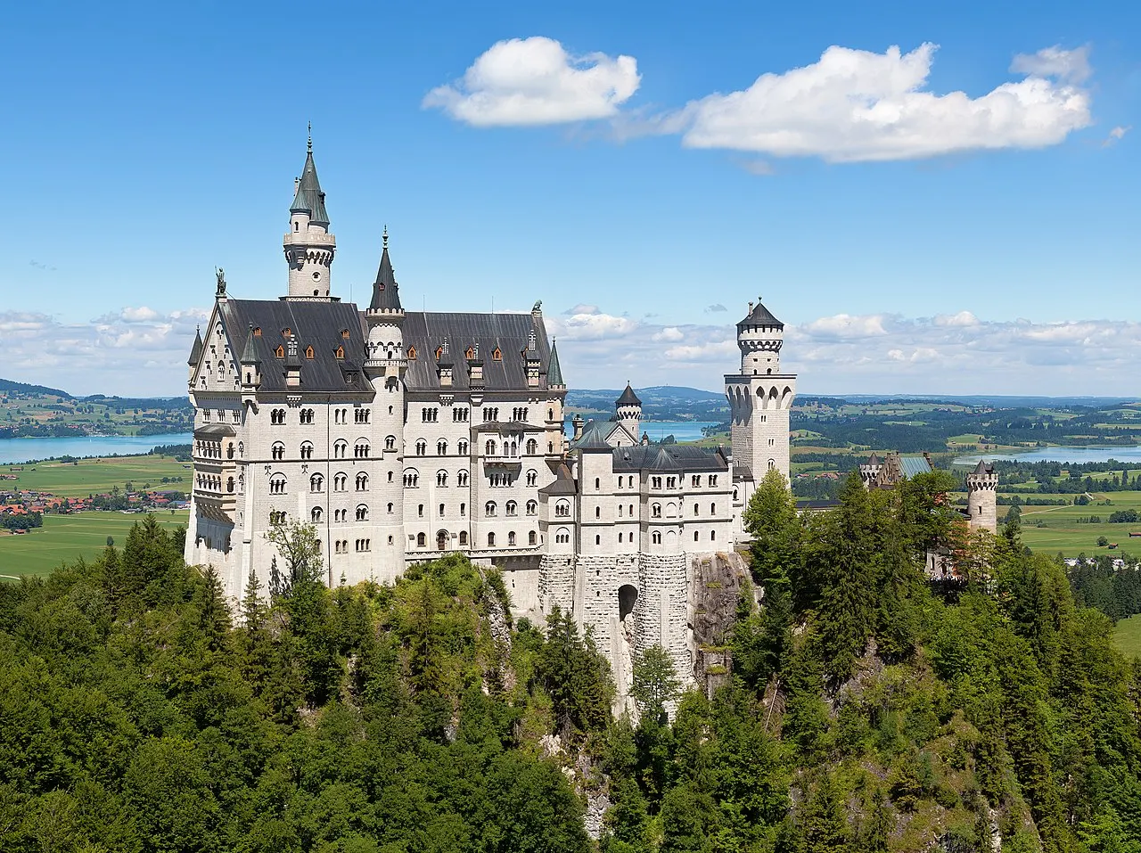 Neuschwanstein Castle, Neuschwanstein and Füssen, Germany