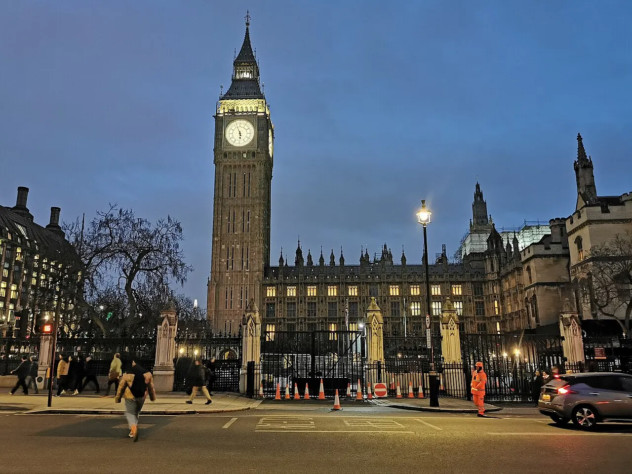 Houses of Parliament and Elizabeth Tower, London, England