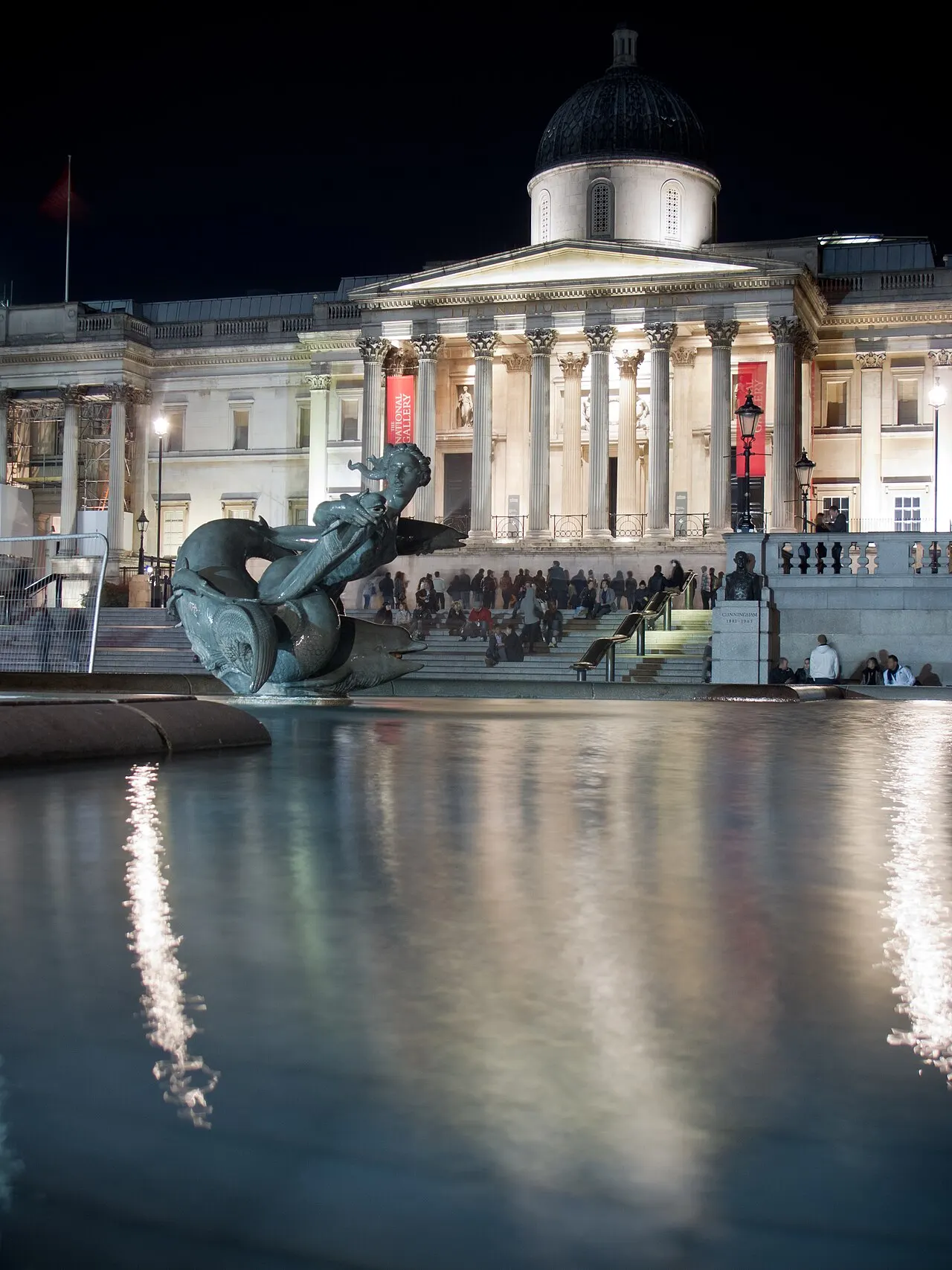 Trafalgar Square and the National Gallery, London, England