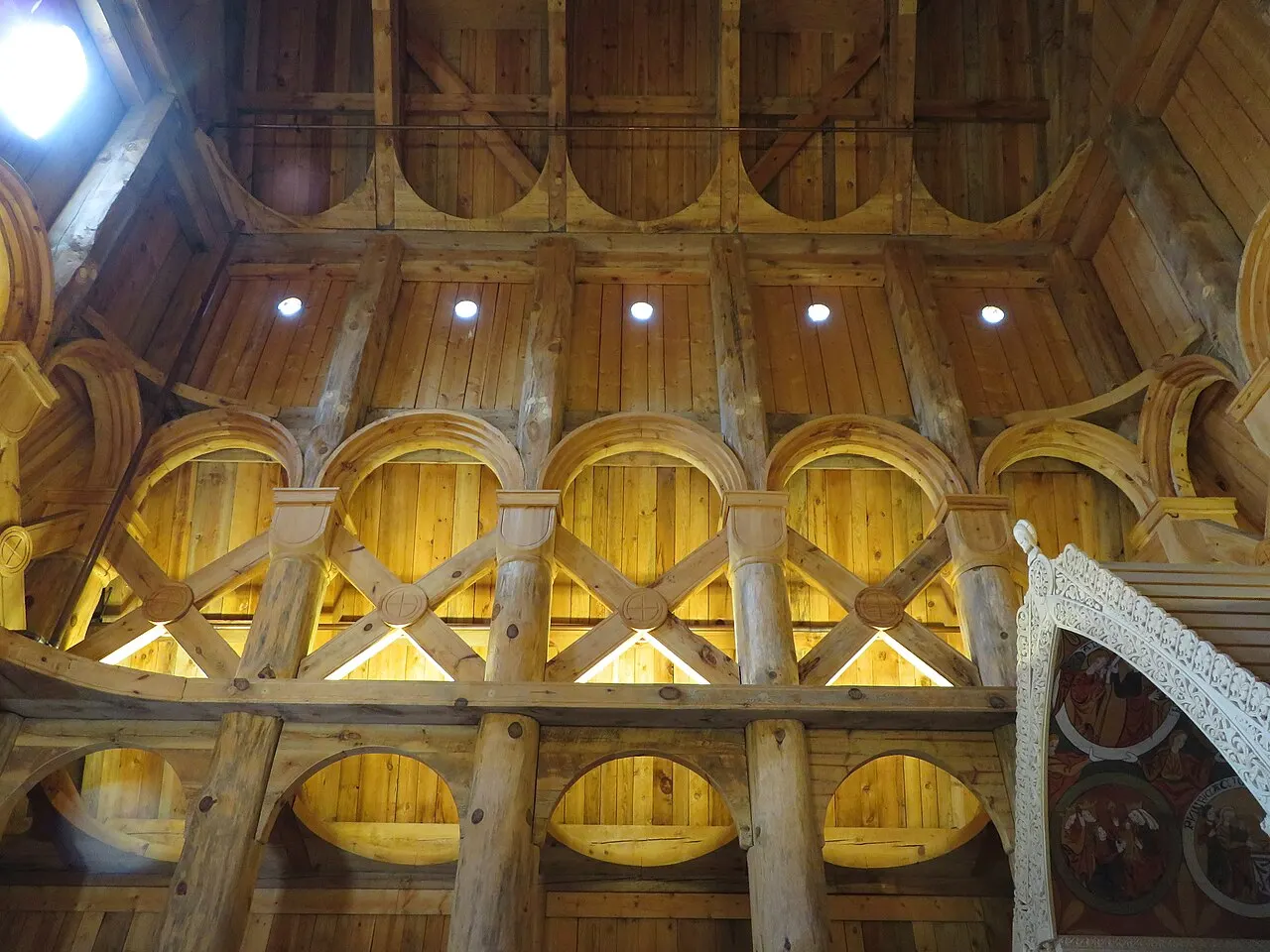 Hopperstad Stave Church Replica, Moorhead, Minnesota, United States