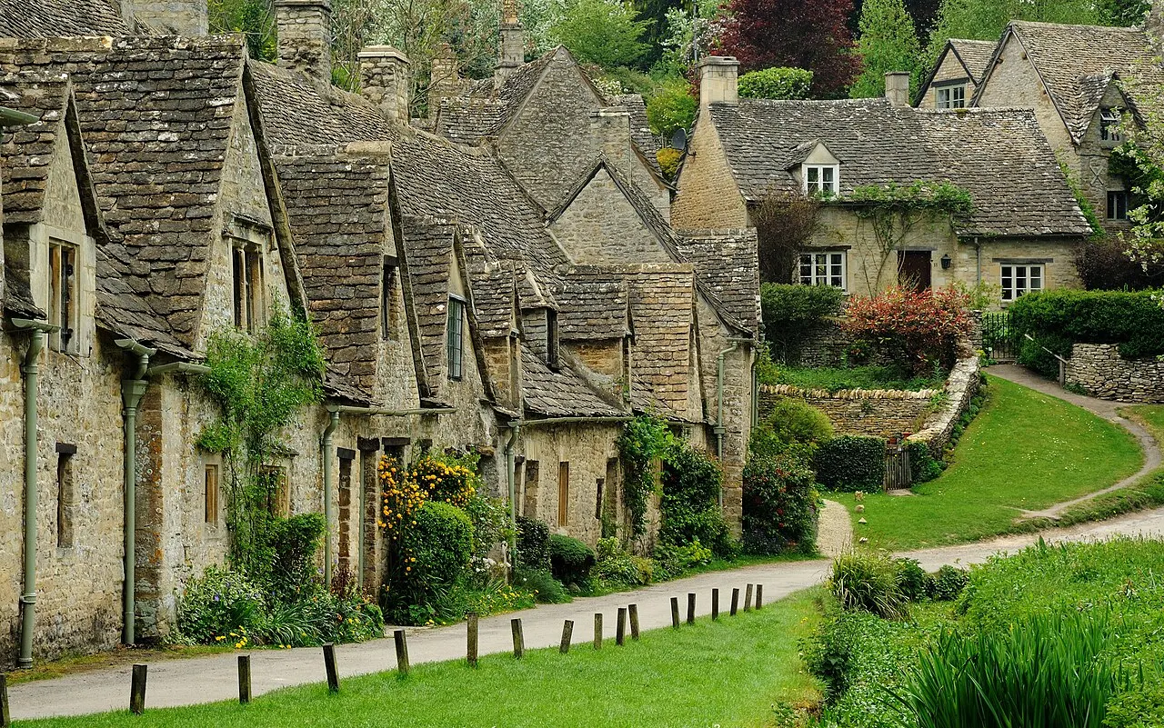 Bibury and Arlington Row, Cotswolds, England
